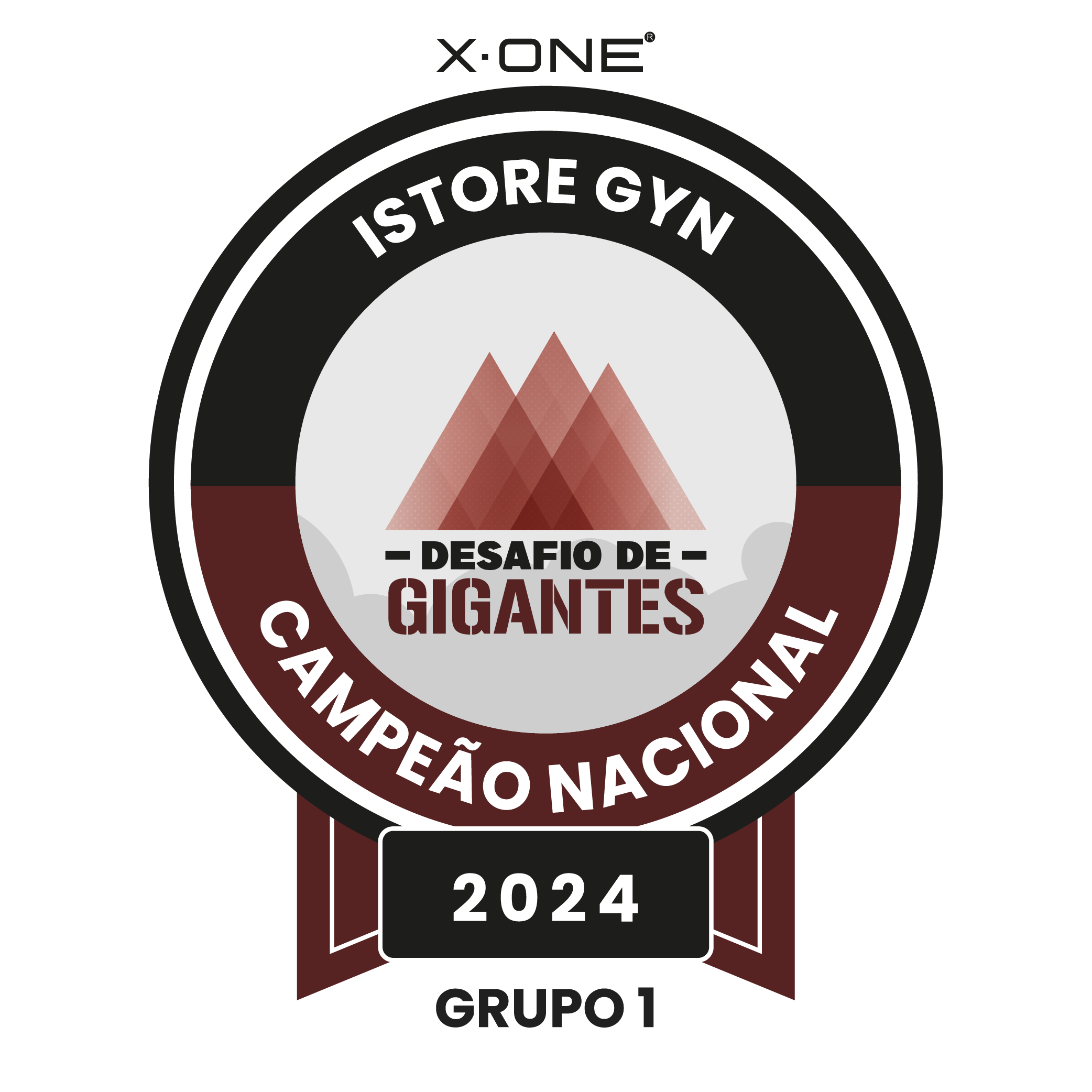 Selo iStore Gyn - Campeão Nacional Desafio de Gigantes 2024